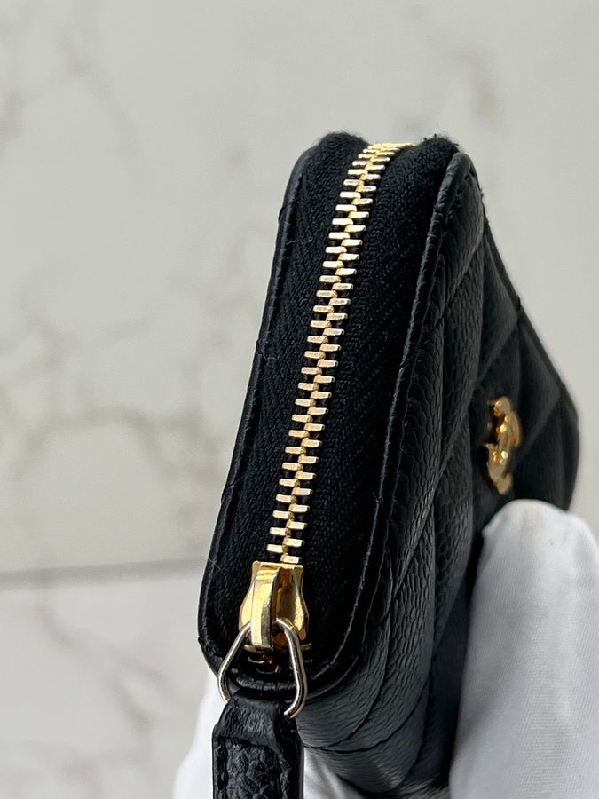 香緹國際精品 CHANEL 拉鍊 零錢包 (雷標款缺保卡) 1025-2