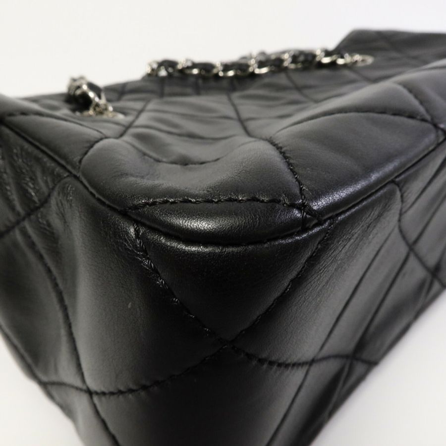 CHANEL 牛皮皮革Chain Shoulder鏈帶肩背袋-11