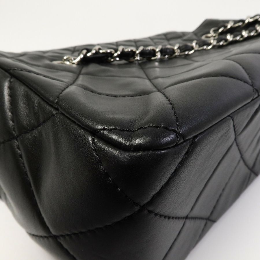 CHANEL 牛皮皮革Chain Shoulder鏈帶肩背袋-13