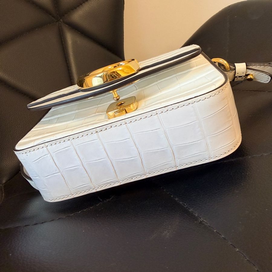 Chloe c bag 白色鱷魚皮  二手-9