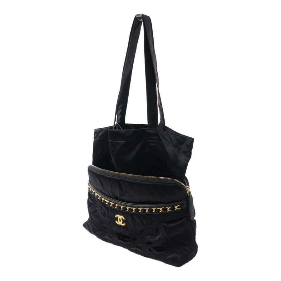 CHANEL Satin Grosgrain Tote Bag手挽袋-2