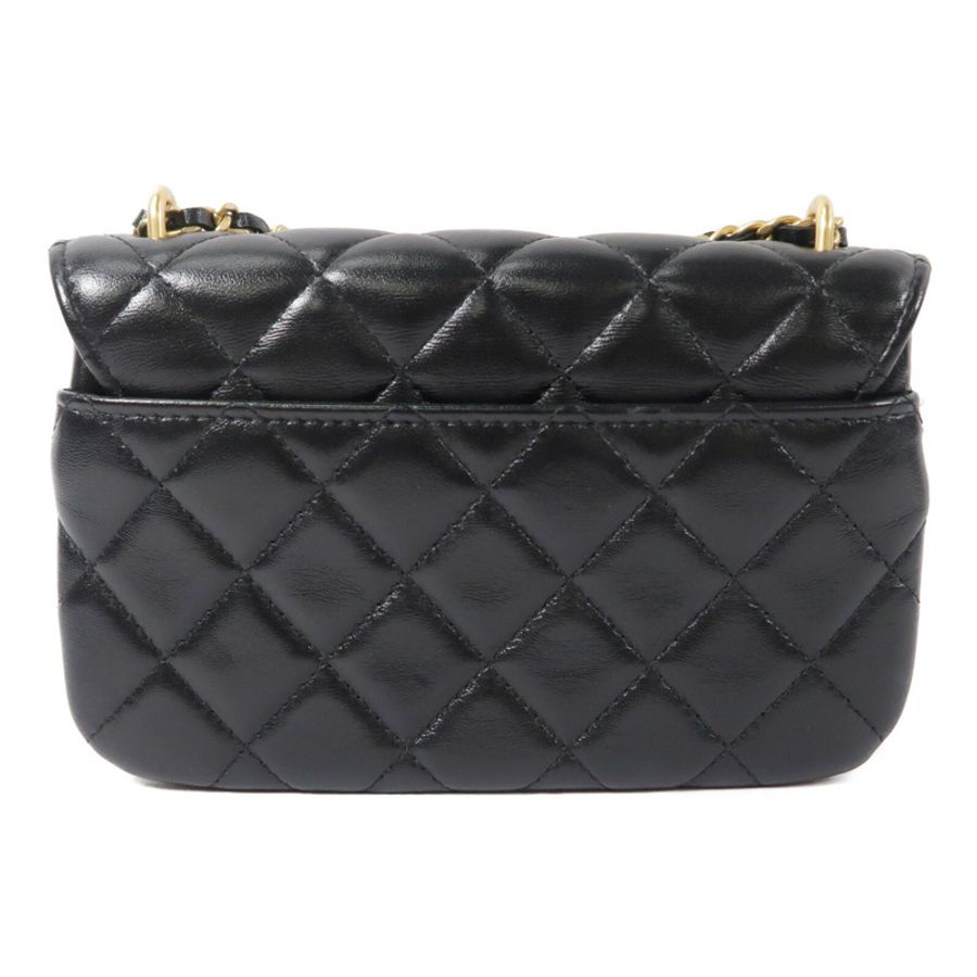 CHANEL 羊皮皮革Chain Shoulder鏈帶肩背袋-1