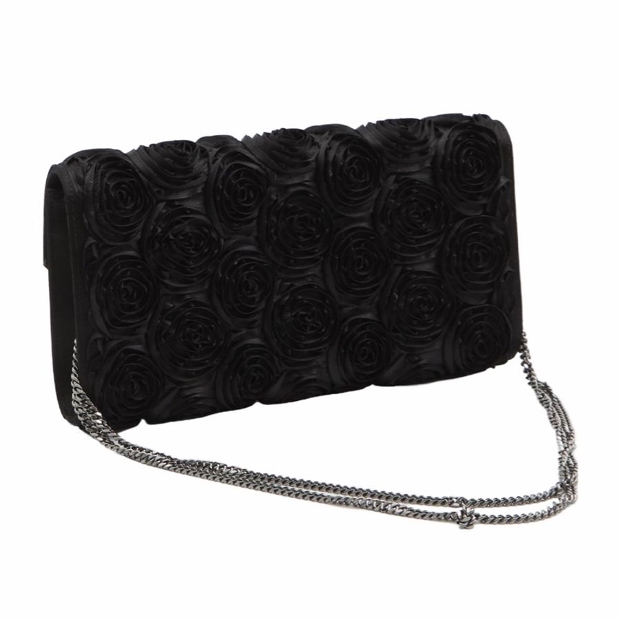Roger Vivier 女士 信封翻蓋花朵扣手包均碼碼-2