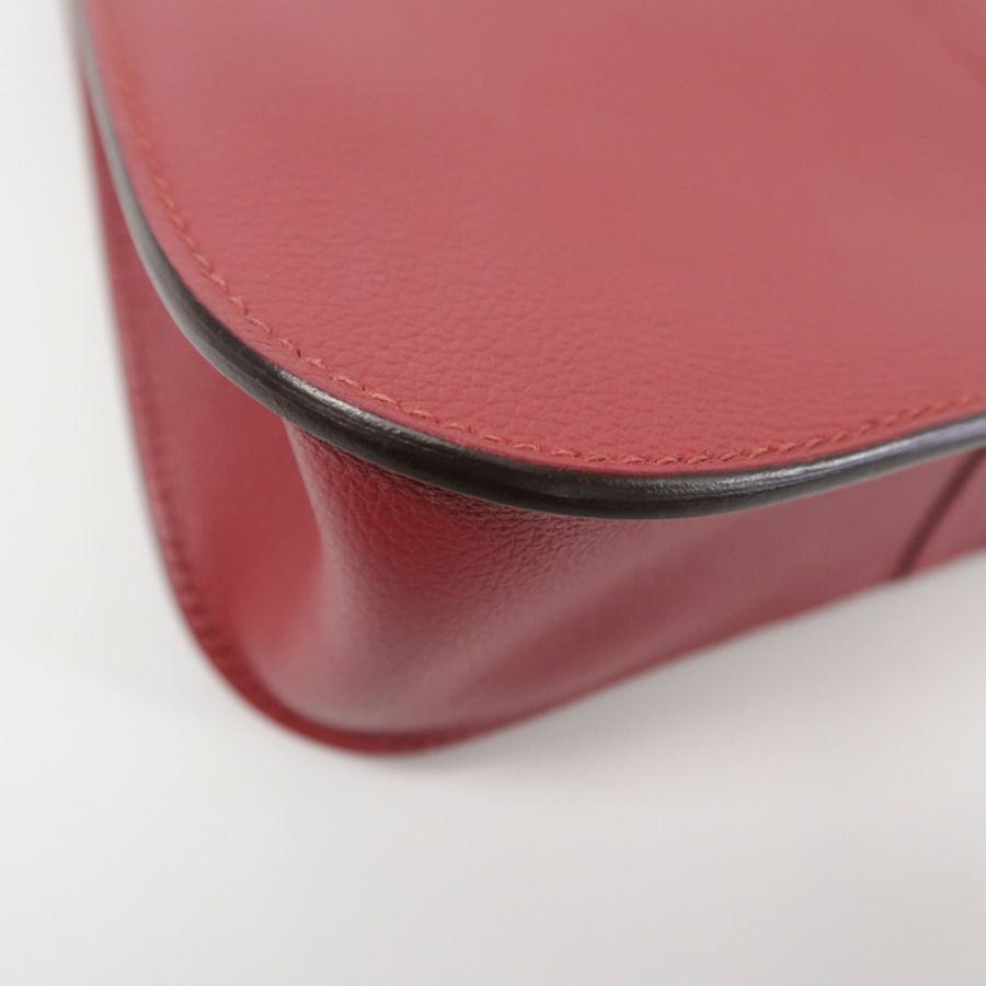 HERMES Evercolor皮革Halzan 25手挽肩背兩用袋Rough Grenal-11