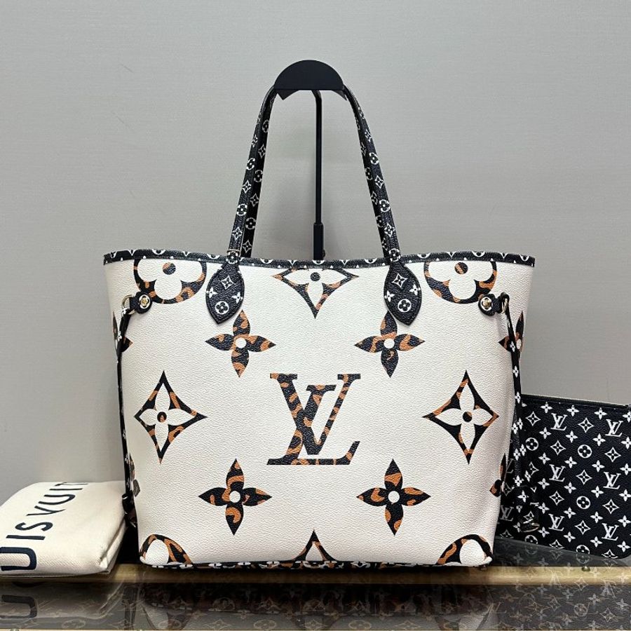 ️LV 限量款叢林系列Neverfull 中號子母手提托特包 32*28*15 98新配件塵袋-2