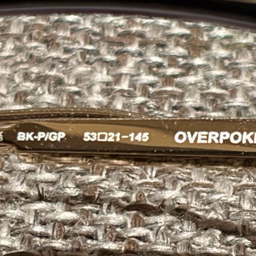 Chrome Hearts克羅心 OVERPOKED 黑金 寶劍眼鏡9.8新-24
