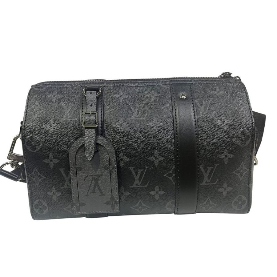 【美收精品】 LV黑色經典老花肩背包 5-453-1