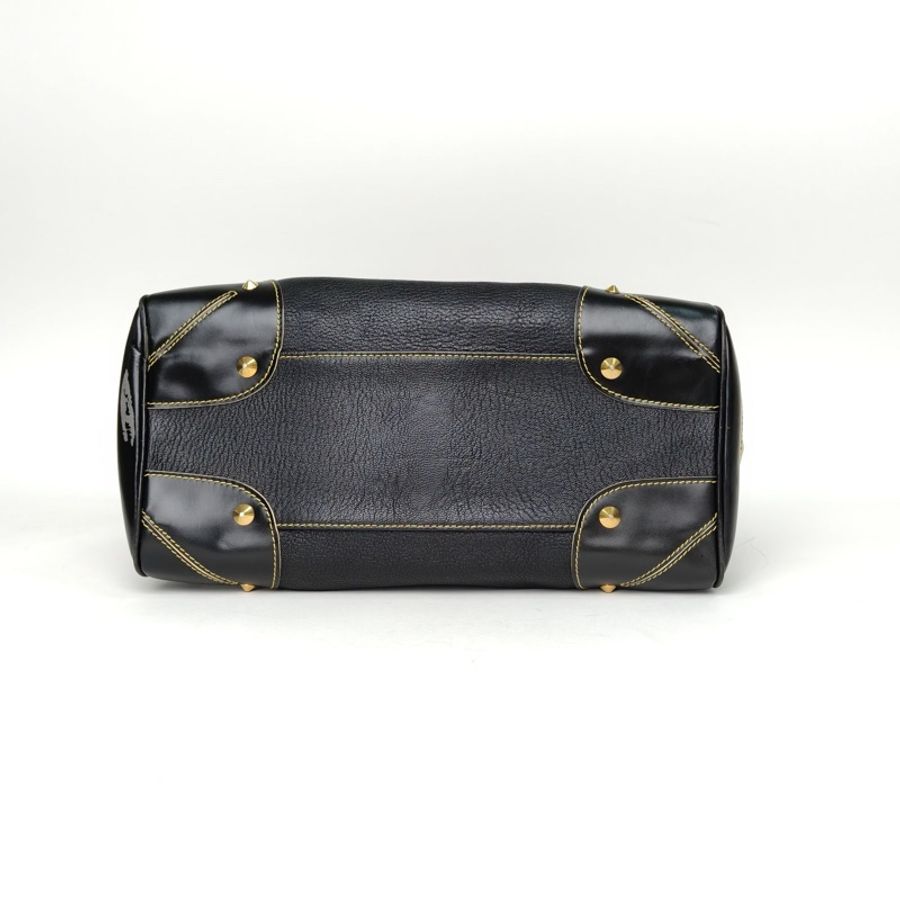 LOUIS VUITTON 黑色山羊皮2009中古蘇哈裏手提包-3
