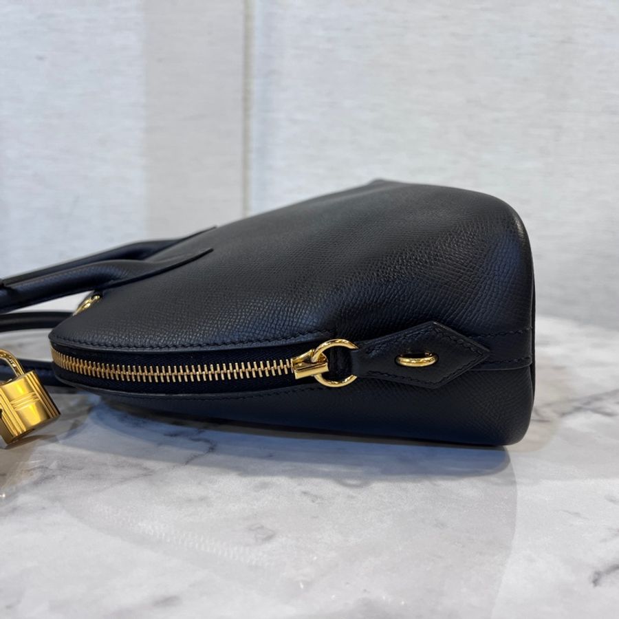 Hermes 89黑Epsom皮金釦Bolide25-5