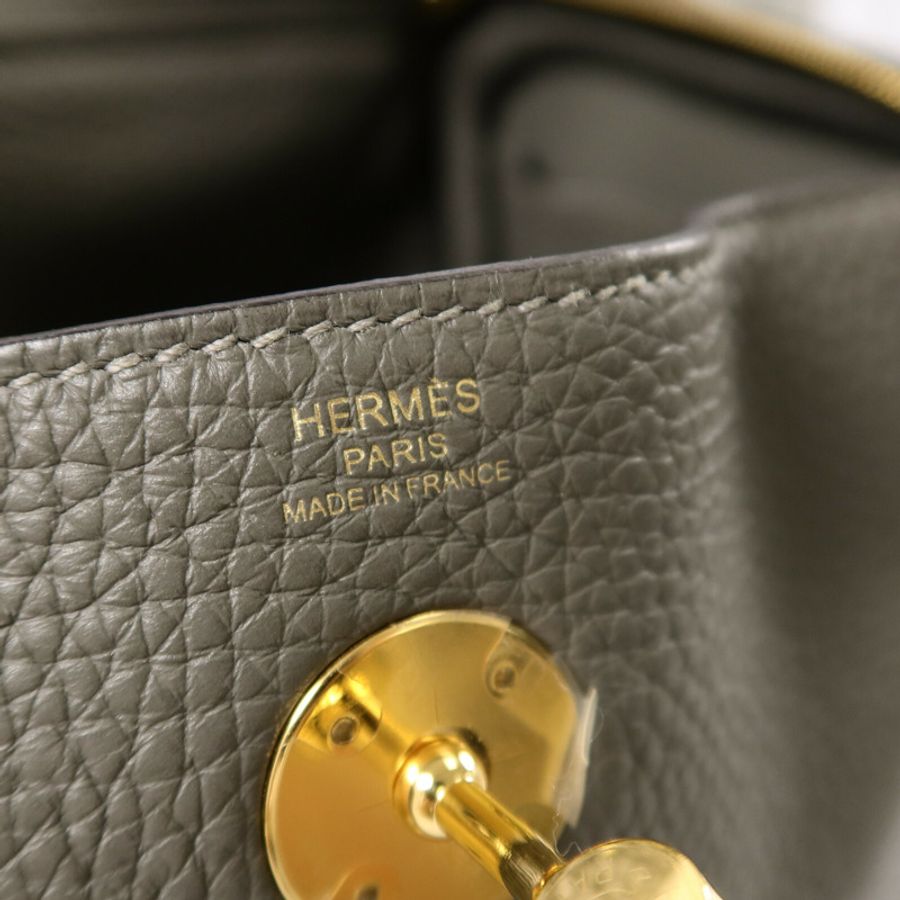 HERMES Clemence皮革Lindy 26手挽肩背兩用袋-6