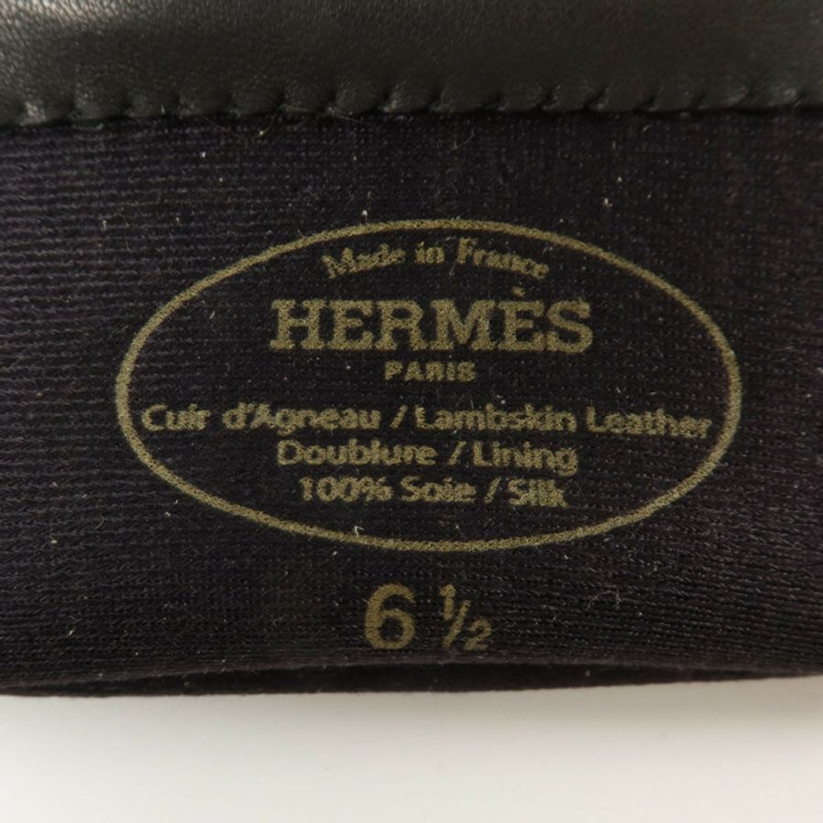 HERMES 羊皮皮革Gloves手套-4