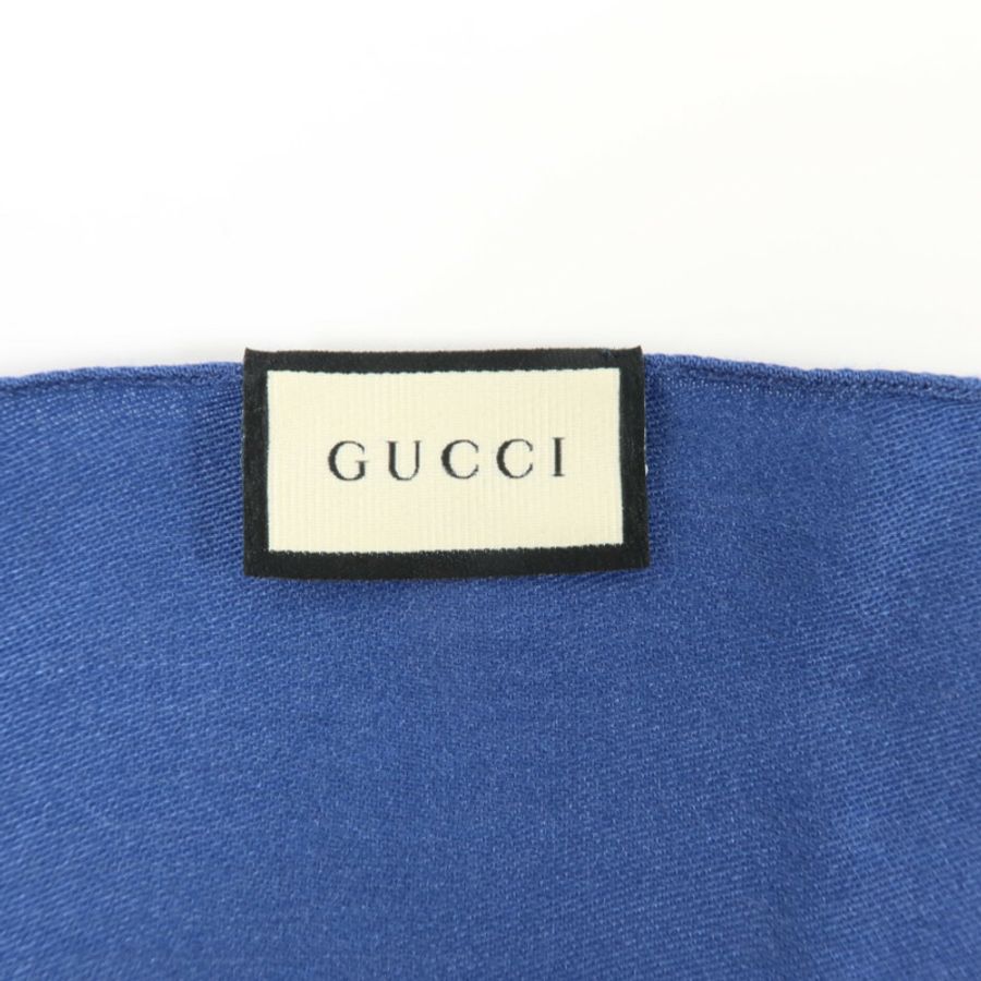 GUCCI 羊毛/絲質Scarf 45X180cm絲巾-7