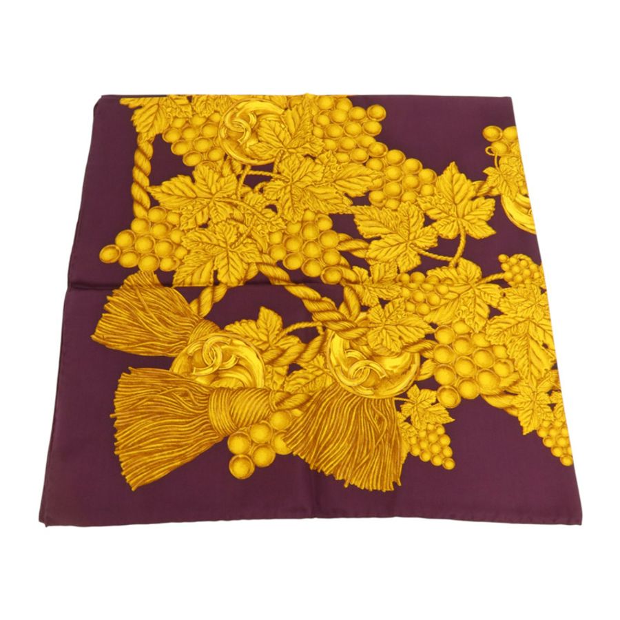 CHANEL 絲質Scarf 90x90cm絲巾-2