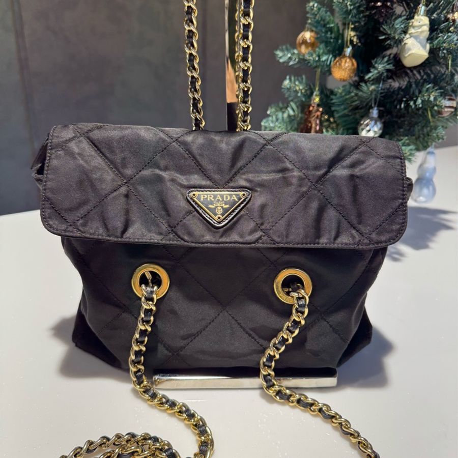 Prada 降落傘鏈條包-4