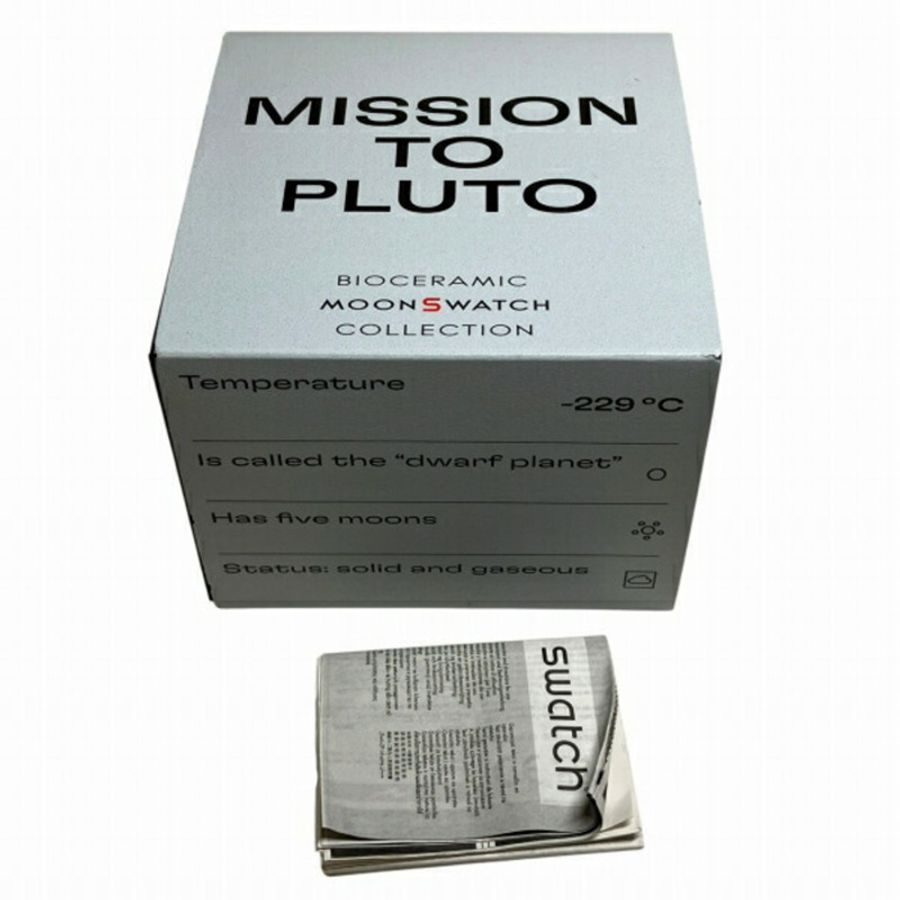 歐米茄 x Swatch MoonSwatch 冥王星任務 SO33M101 石英男士腕錶-8