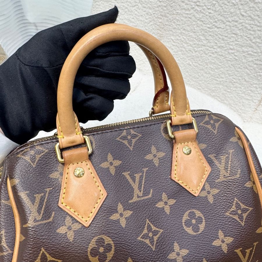 路易威登LV老花黑色肩帶Speedy 20手提斜背波士頓包M46234 經典不敗黃金尺寸 🖤-24