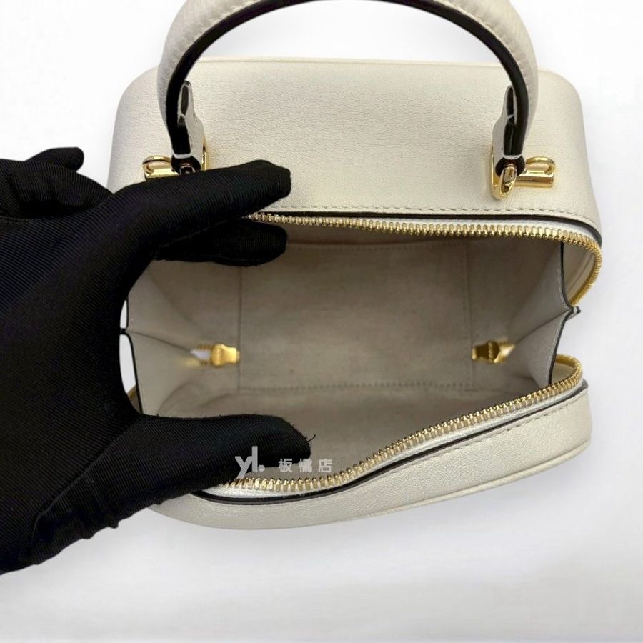 S5526-GUCCI Blondie Logo白牛皮手提斜背相機包744434-7