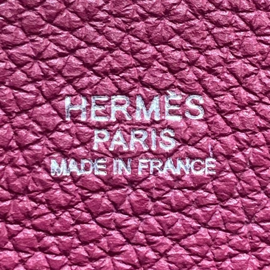 HERMÈS 愛馬仕 ☐P刻 SO KELLY 22 肩背包 TOGO皮革 玫粉色 銀釦-13