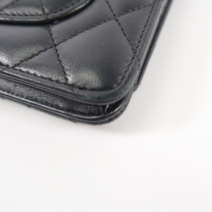 CHANEL 羊皮皮革WOC Wallet On Chain鏈帶肩背袋-12