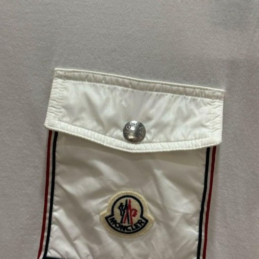 💎Han's house精品服飾💎moncler 尼龍 口袋 短 T 現貨 L-5