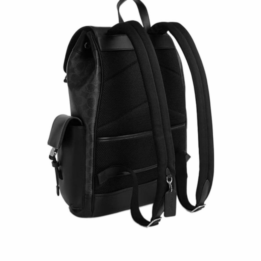 Coach 男士 條紋圖案雙肩包均碼碼33cm*11.5cm*41cm-2