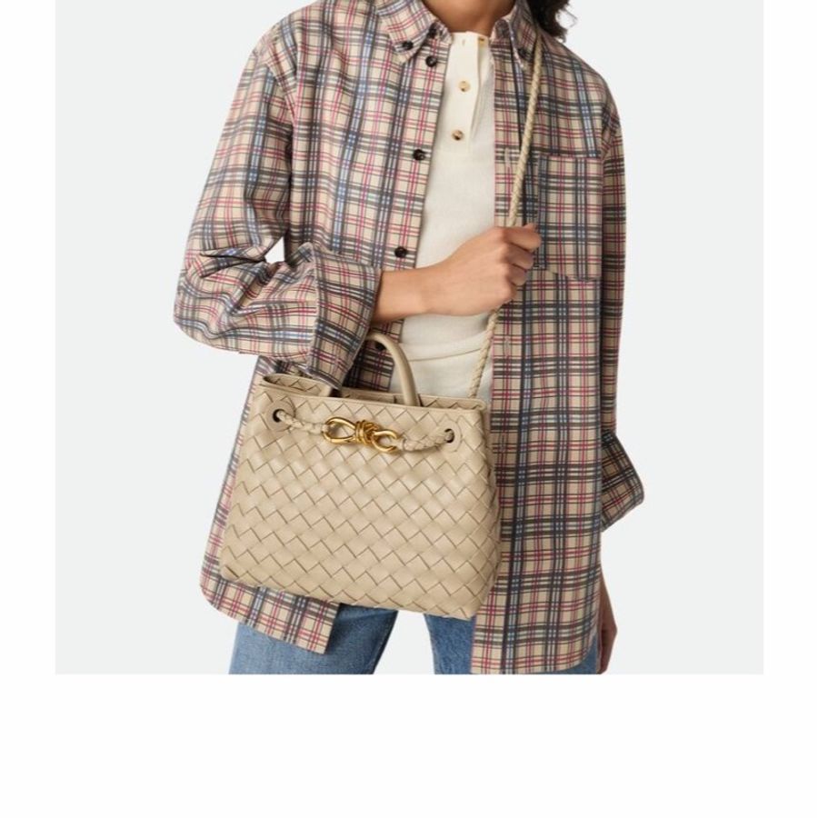 Bottega Veneta 女士 小號Andiamo單肩包均碼碼小號、25cm*10cm*20cm-6