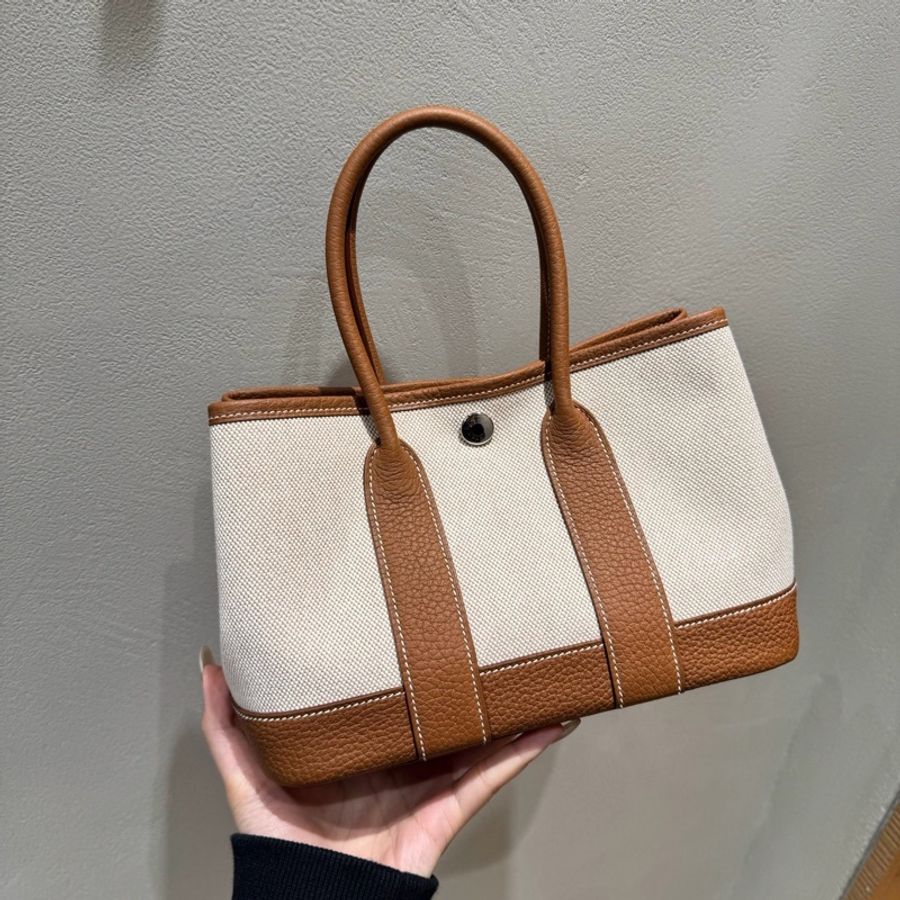 Hermes 女士 拼色Mini Neo Garden 23 花園包手提包K刻 均碼碼23cm*10cm*16cm-3