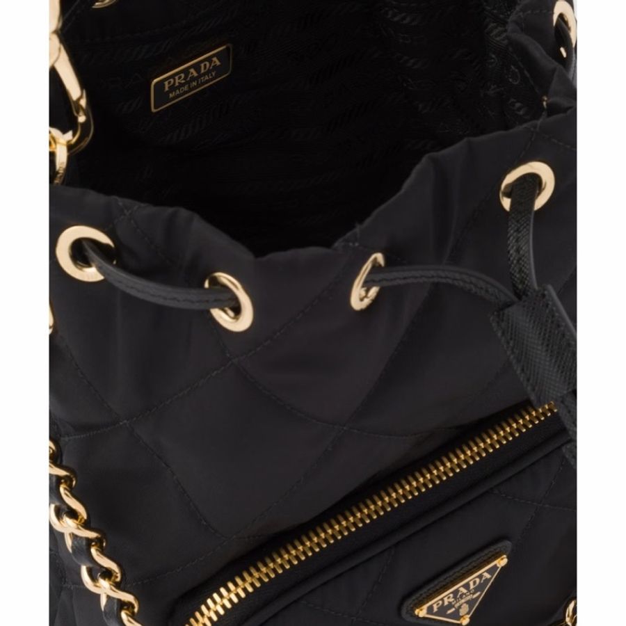Prada 女士 徽標拉鍊單肩包均碼碼17.5cm*12cm*22.5cm-2