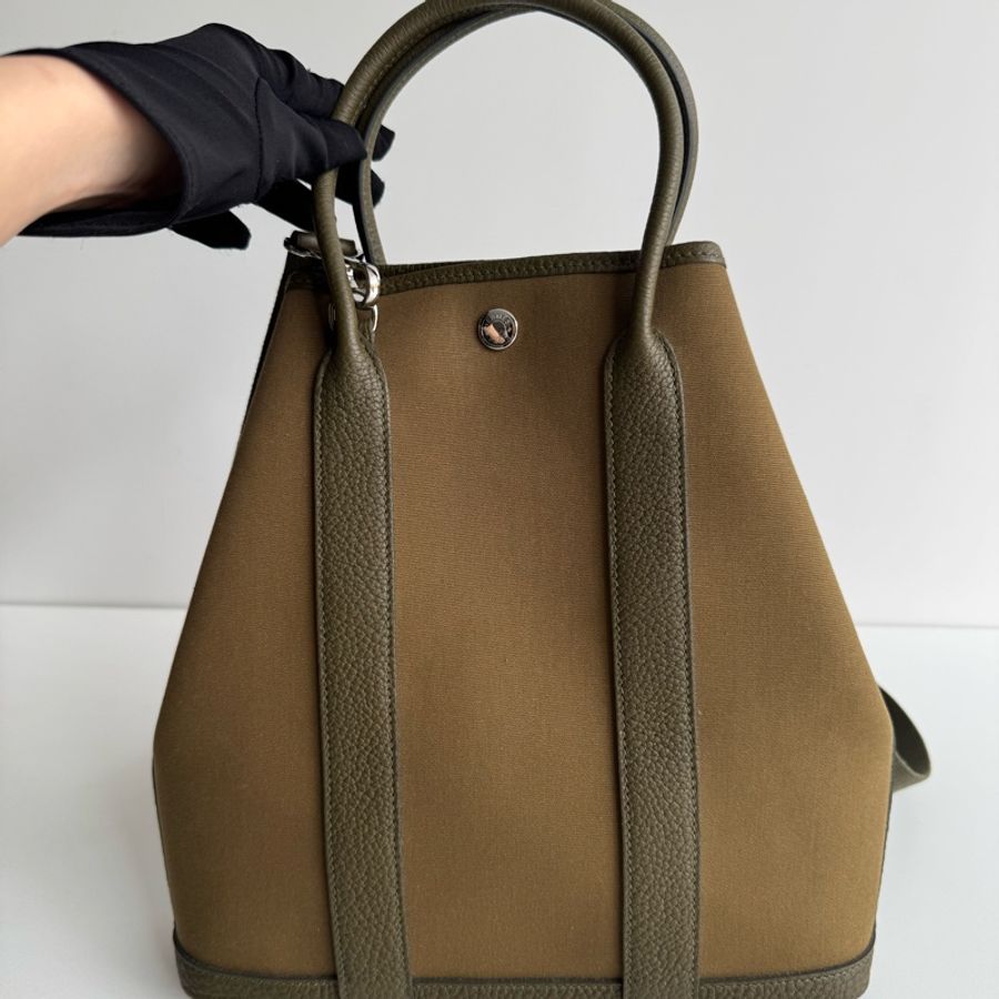99新🆕 Hermès 愛馬仕 Garden File 28 橄欖綠-7