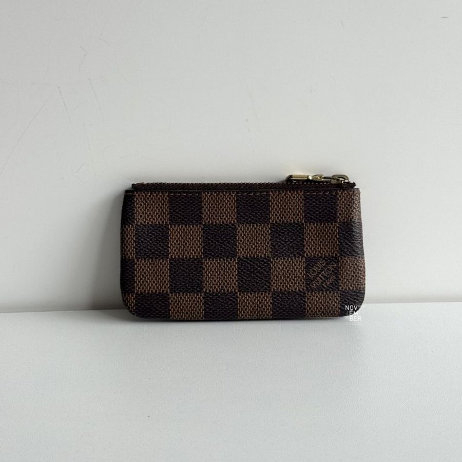 98新🤎 Louis Vuitton LV 路易威登 棋盤格拉鏈零錢包-6