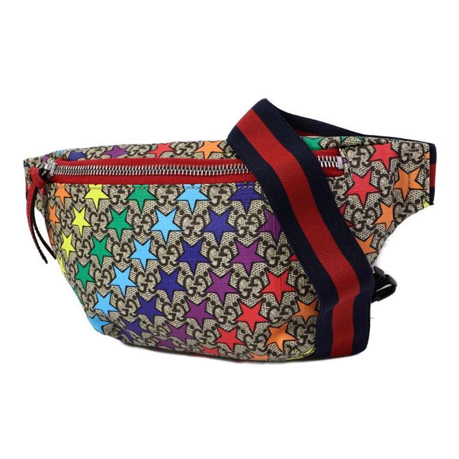 GUCCI 塗層帆布Kids Waist Bag腰包-2