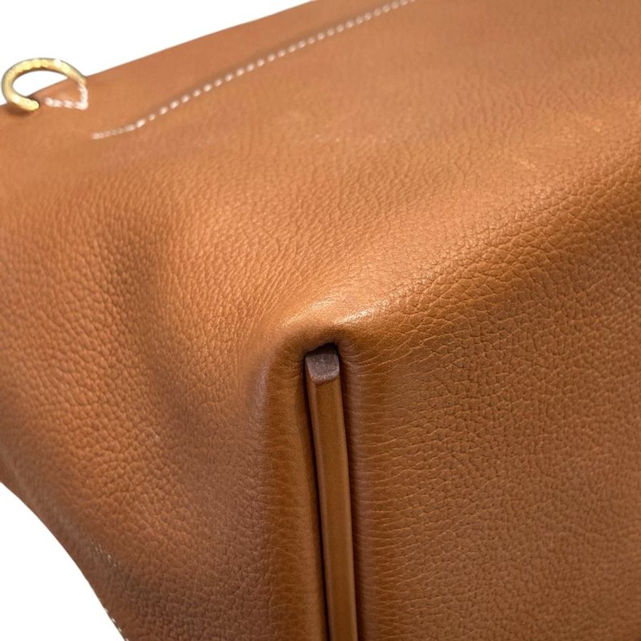 HERMES 愛馬仕 D刻 24/24 29 手提包 TOGO/SWIFT牛皮 金棕色 金釦-9
