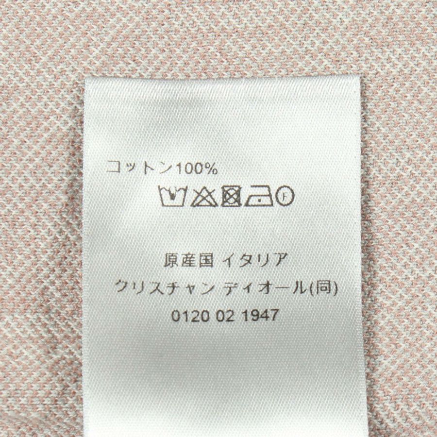 Christian Dior Oblique Polo衫 #XXL 純棉灰多色二手男款-3
