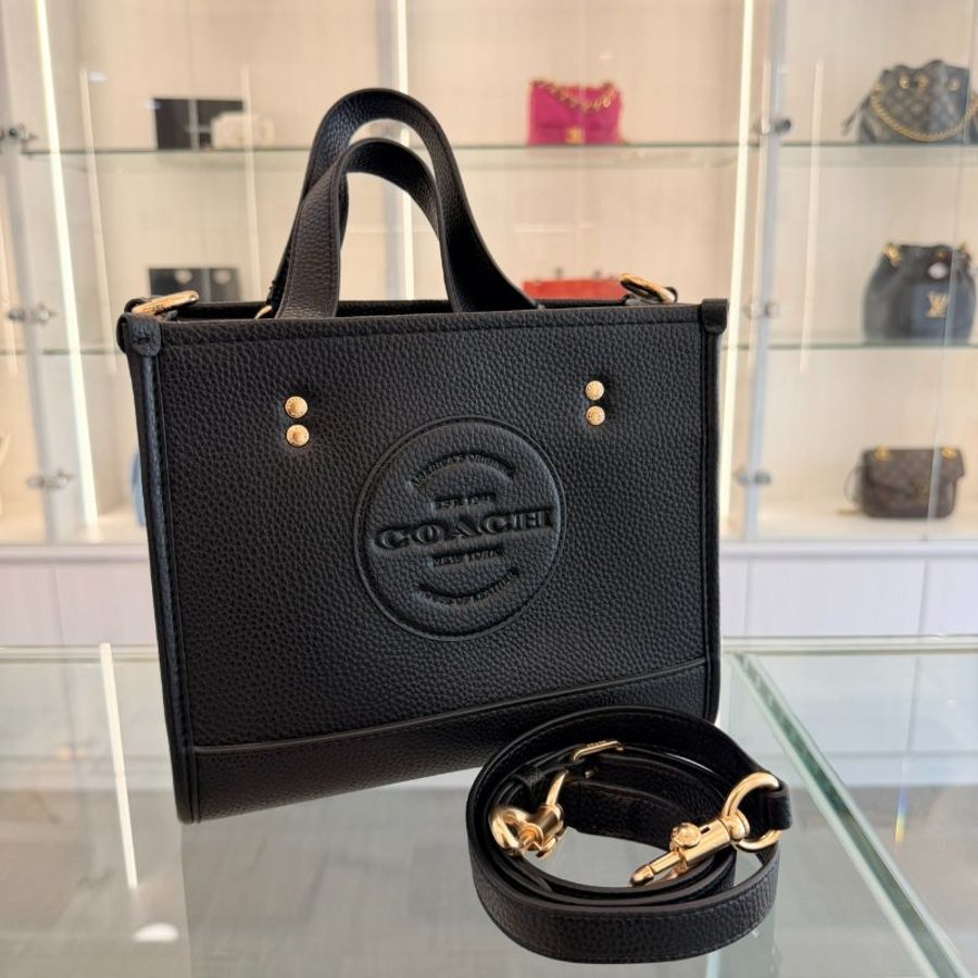 *SHIHNA名牌精品* Coach 荔枝皮手提斜背兩用托特包-0