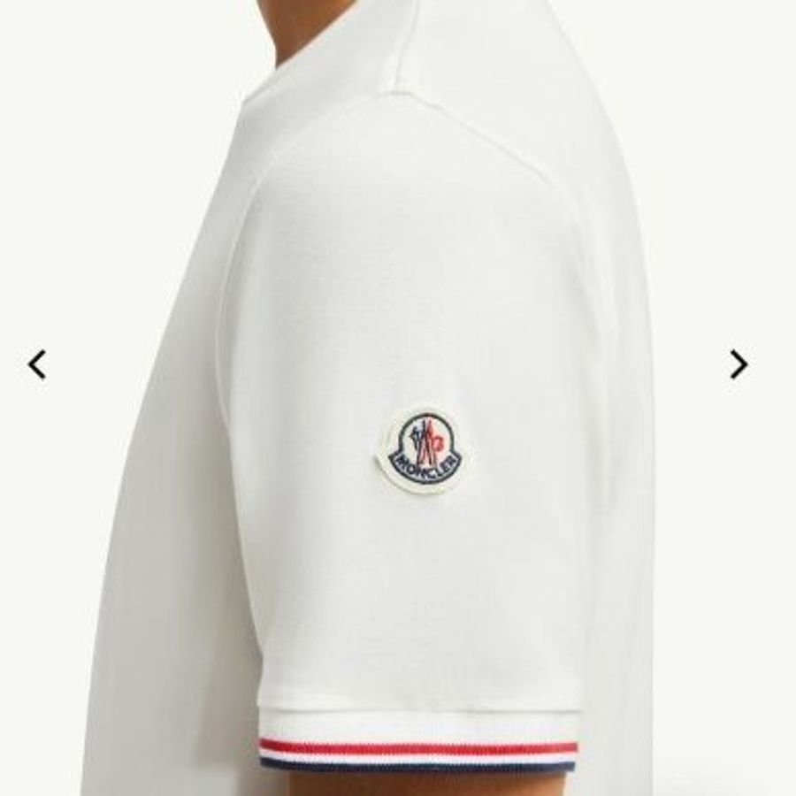 💎Han's house精品服飾💎moncler LOGO 彩條 短 T 現貨 XXL 原價10000-1