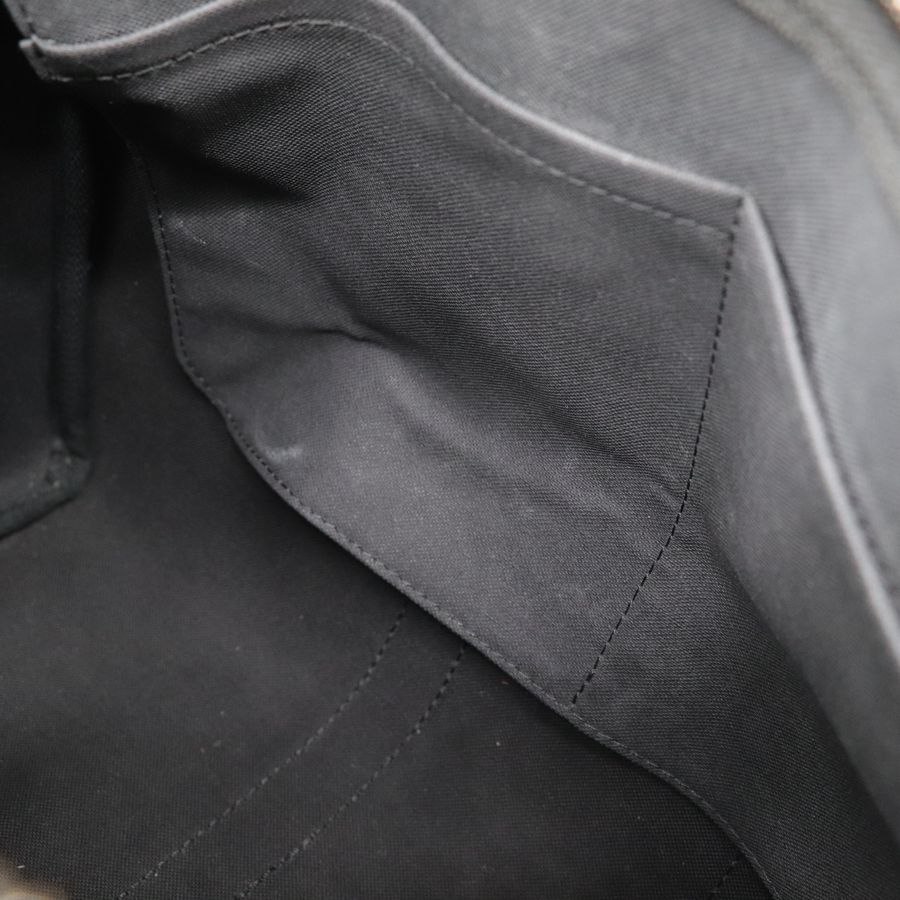 Louis Vuitton路易威登 黑色City Keepall Eclipse帆布 斜背包-10
