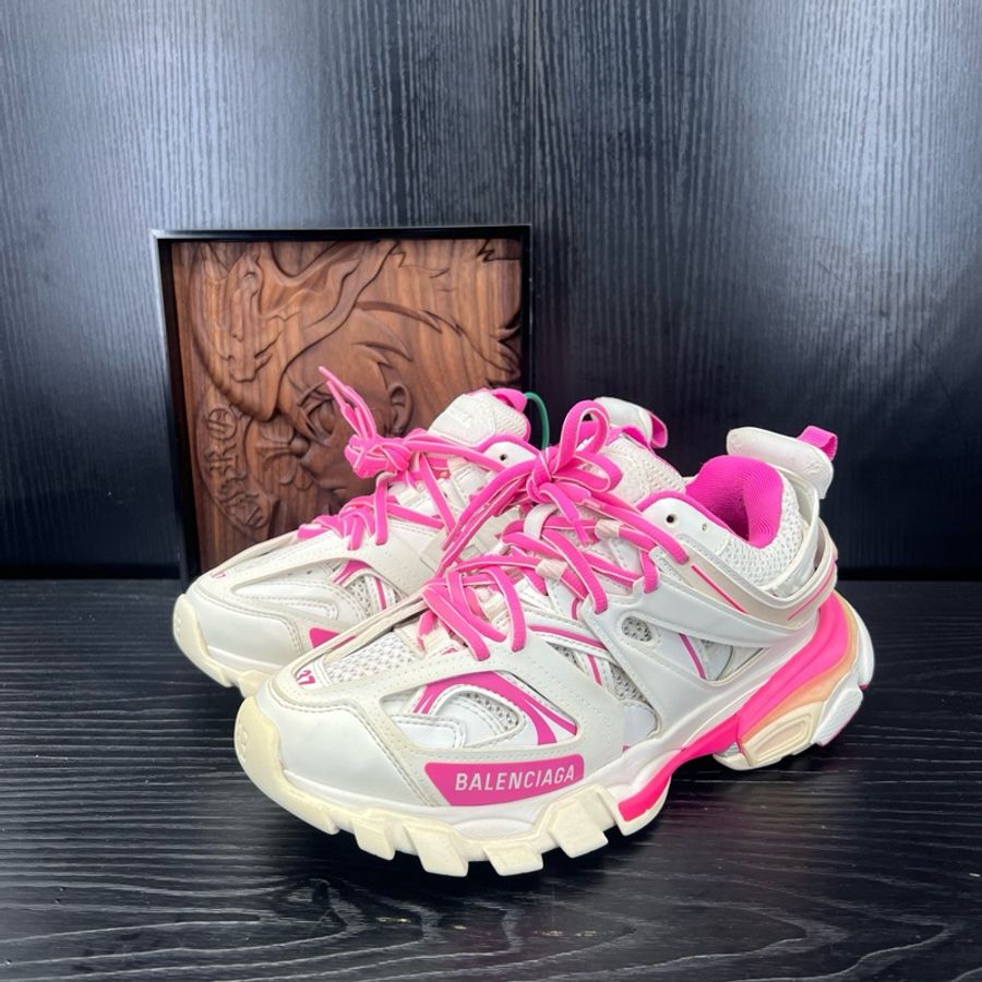 Balenciaga巴黎世家 track 白粉 37碼-0