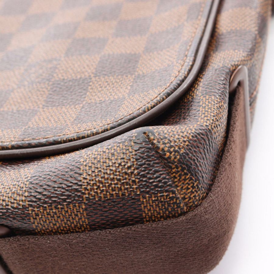 路易威登 Brooklyn MM 單肩斜背包 N51211 Damier Ebene 帆布 二手-11