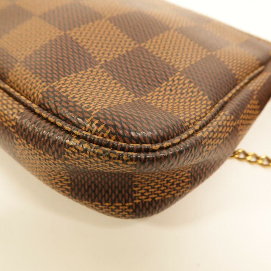 LOUIS VUITTON Damier Mini Pochette Accessoires手挽袋-12