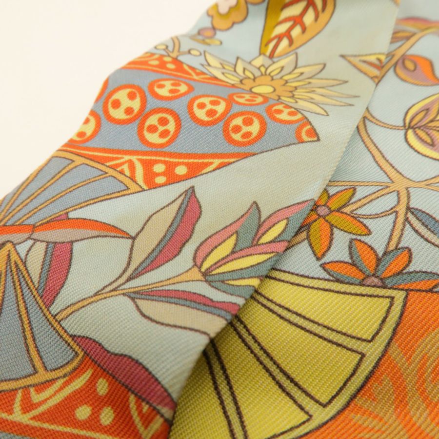 HERMES 絲質Twilly絲巾-5