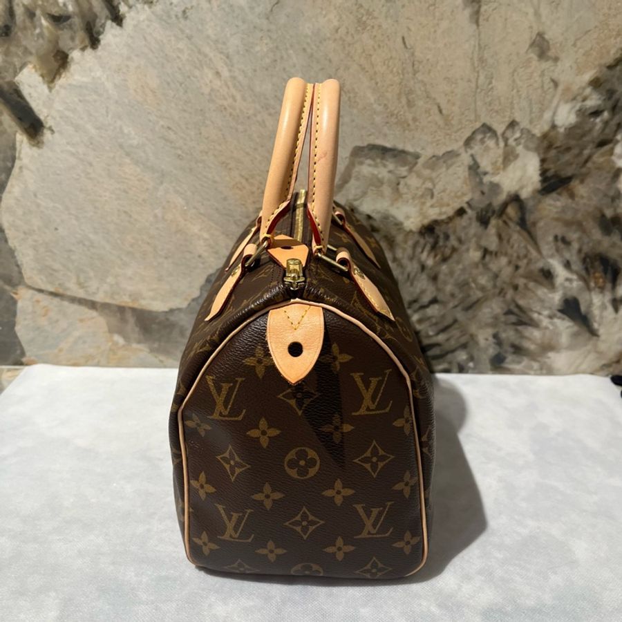 Louis Vuitton 咖啡色 Monogram Speedy 無背帶款-3