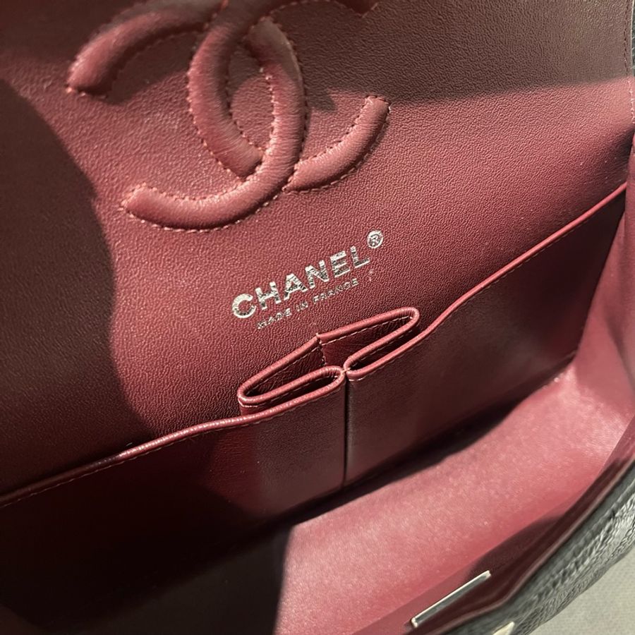 Chanel 黑荔枝銀釦CF23-7