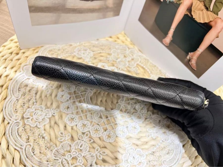 Chanel 荔枝牛皮長夾-8