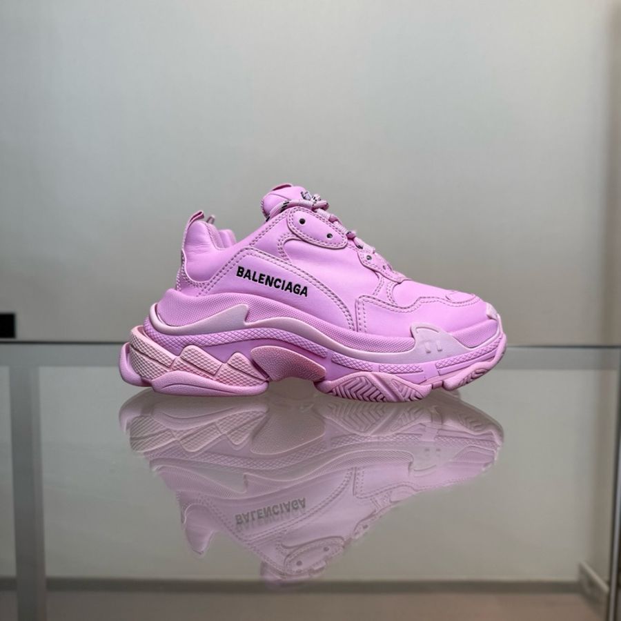 巴黎世家Balenciaga Triples 粉色老爹鞋 35碼-9