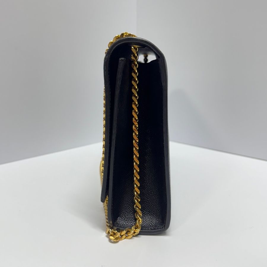 【極新🎁】 YSL KATE 聖羅蘭 黑金肩背包 專櫃最新款 (專櫃73,700)-4