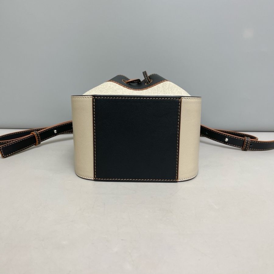 🌷甜價出售!Loewe 羅意威 Hammock 帆布拼皮 拼色吊床包 迷你mini-4