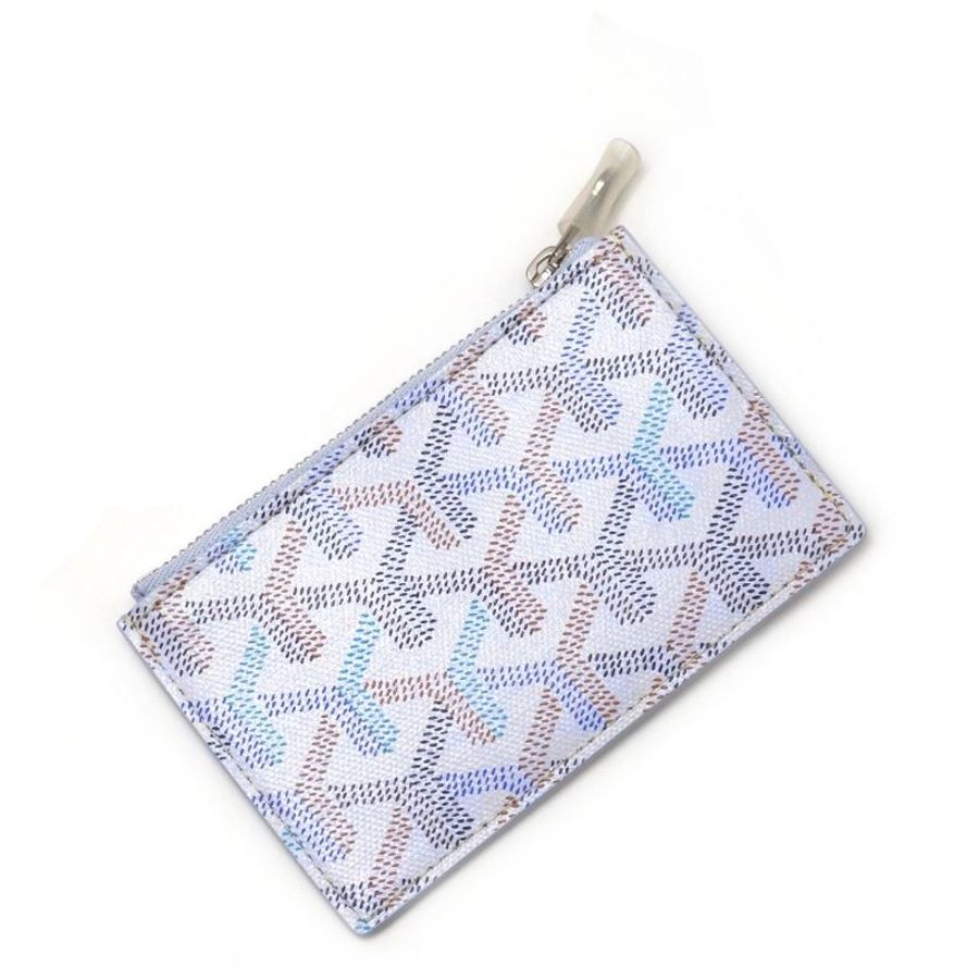 GOYARD 2026限定Bourbon Zipped拉鍊卡包 - 極地藍-1