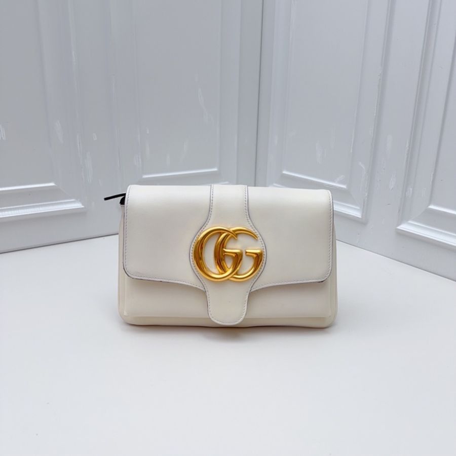 98新 Gucci古馳 象牙白Arli系列-0