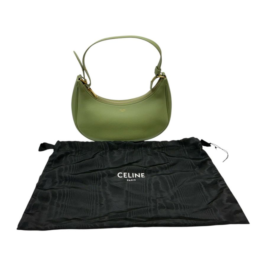 綠色 牛皮 Ava 肩背包【CELINE 賽琳】 193953DGQ.31SA-6