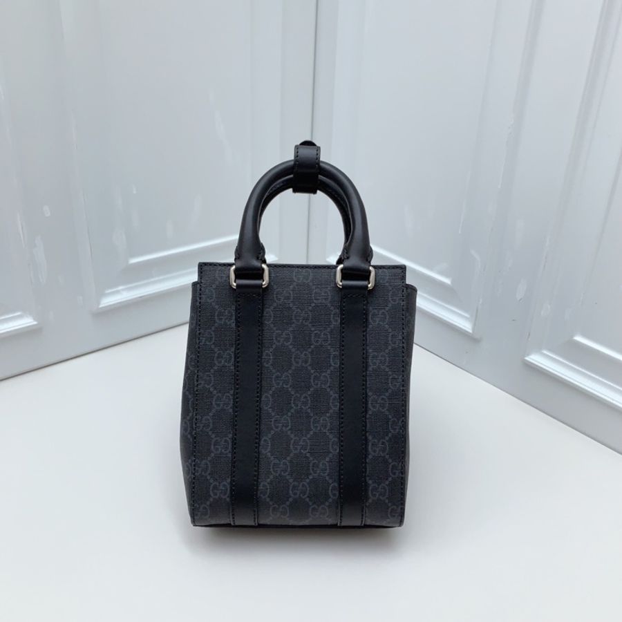 全新 GUCCI 古馳 黑色mini琴譜托特斜挎包-1